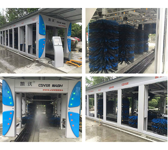 安裝凱沃16款電腦隧道9刷洗車機(jī)