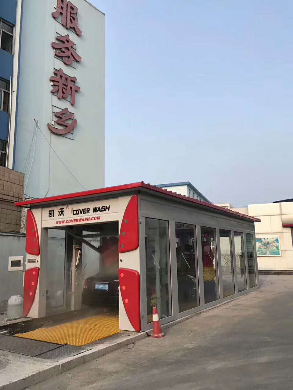 河南新鄉(xiāng)牧野區(qū)中國石化8號站完成安裝