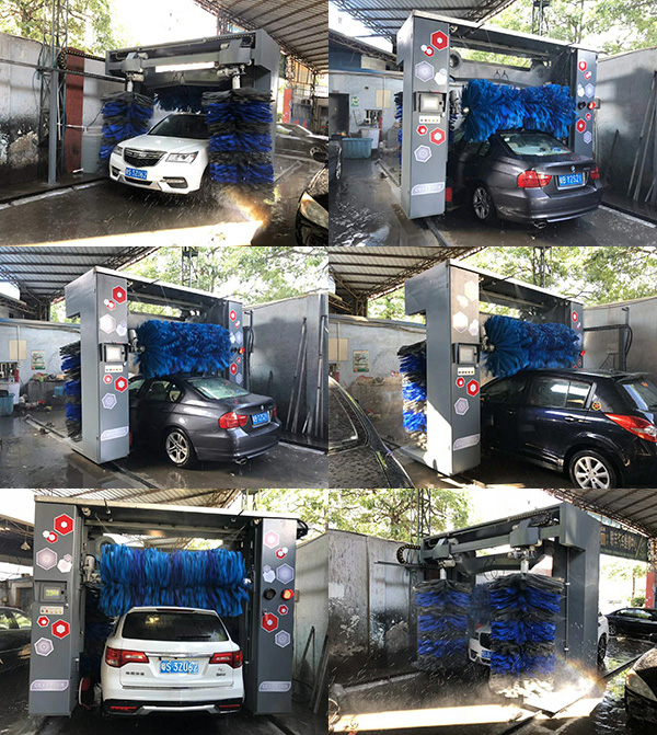 東莞市石竭站安裝德系往復(fù)式5刷電腦洗車機(jī)調(diào)試中…