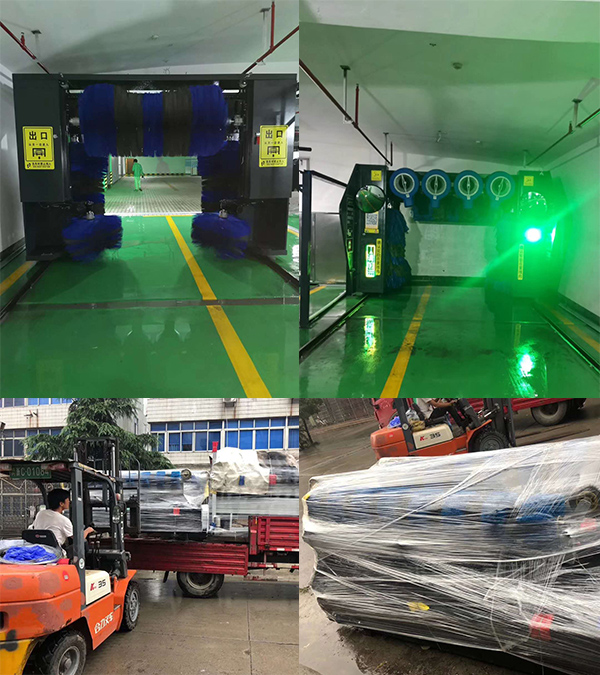 隧道洗車設(shè)備，廣西站……發(fā)貨了…