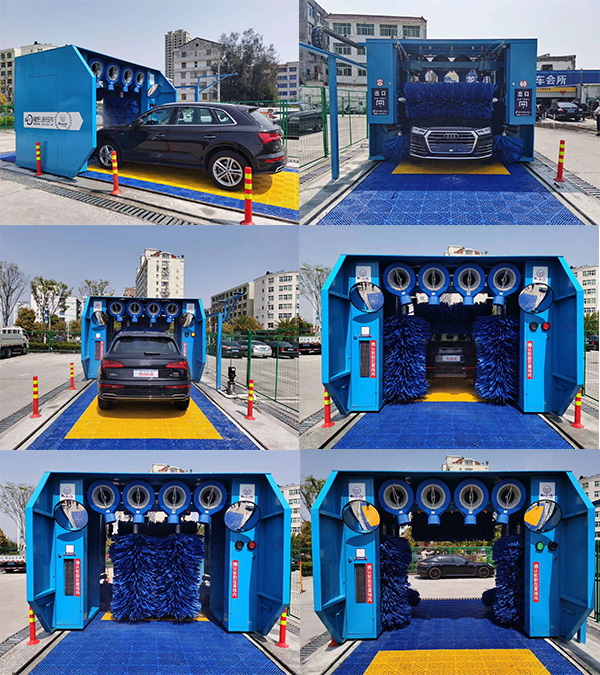 凱沃KW-05LF系列高節(jié)能款-無人值守洗車設(shè)備 地址：蒼南縣公安局交警大隊停車場