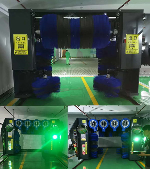 地下室限高2.7米…定制無人值守洗車設(shè)備！ 只要思想不滑坡…辦法總比問題多……！