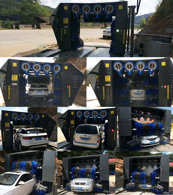 福建省武夷山 中國石化……安裝加油免費微信掃一掃洗車、讓客戶自助去洗車……