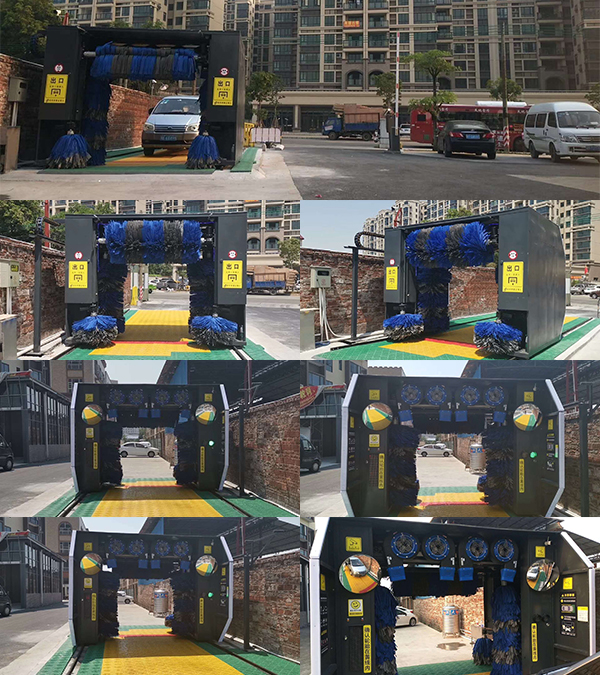 廣州佛山南海區(qū)無人值守龍門洗車設(shè)備安裝完畢……